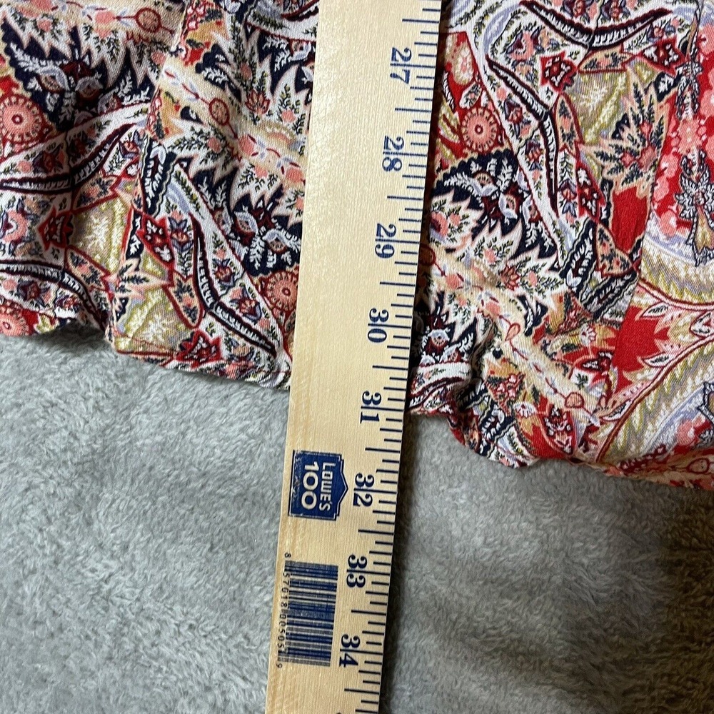 Lulus Dress Womens Small Red Lined Swing Mini Boho‎ Sleeveless High Neck - Picture 5 of 8